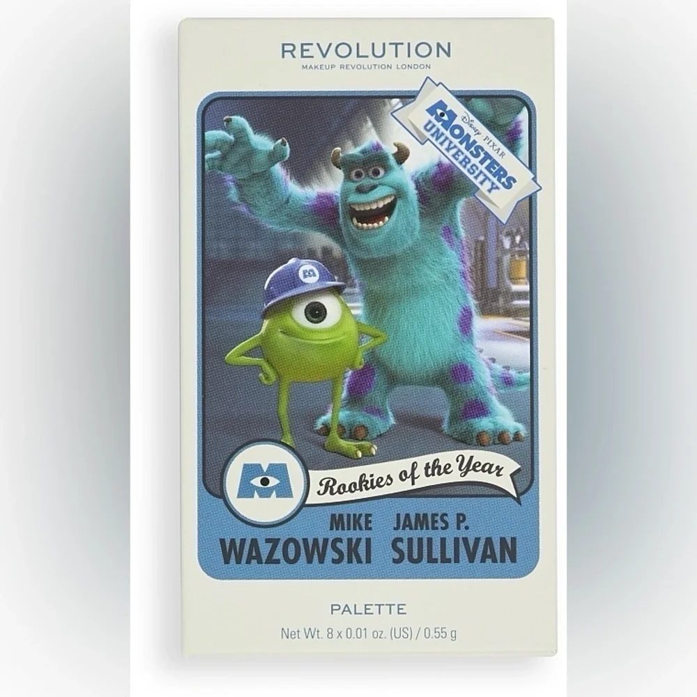 Makeup Revolution X Monsters University Card Eyeshadow Palette Mike&Sulley Scare